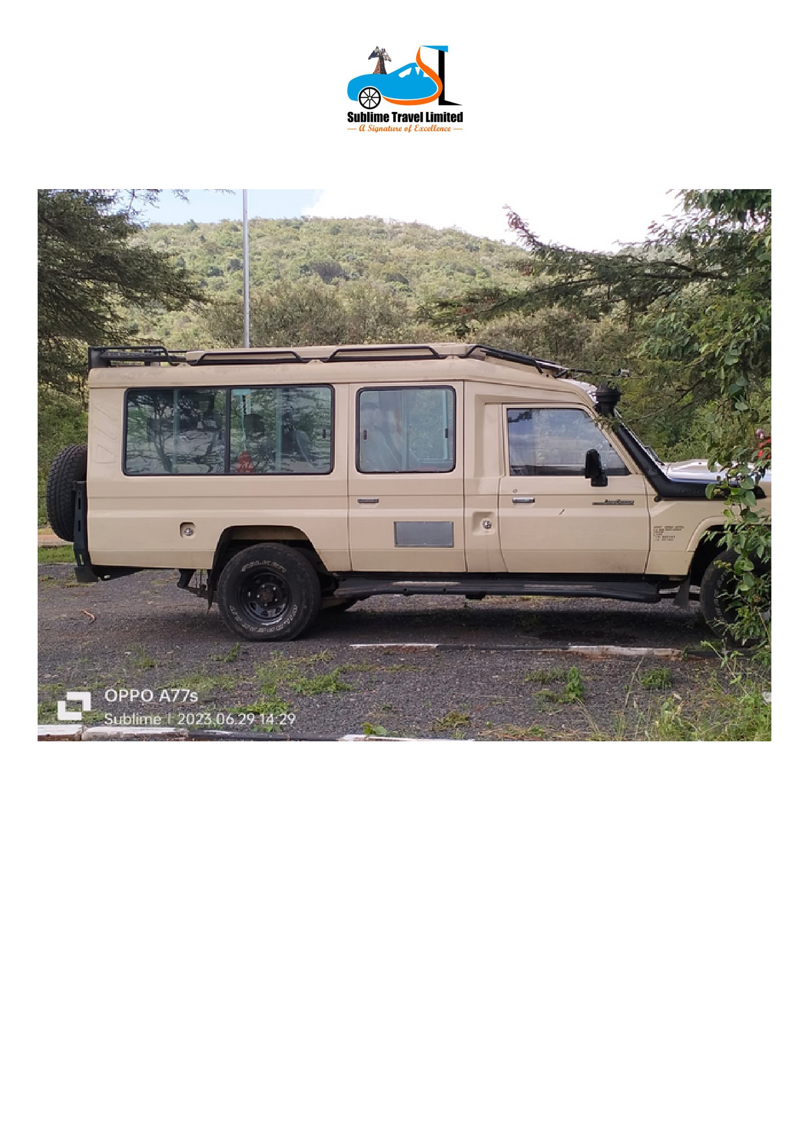 Vehicle: Landcruiser Normal with Pop up Roof